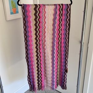 Missoni Zig Zag knit scarf